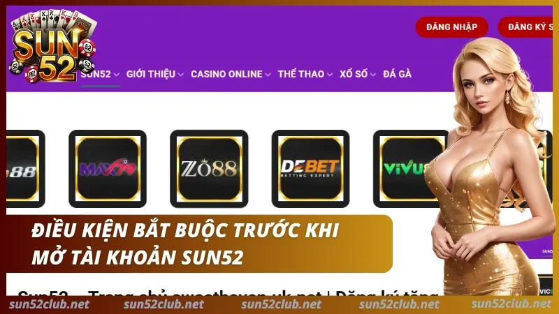 đăng ký Sun52
